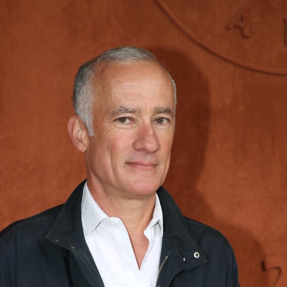 Gilles Bouleau (journaliste) au village (Jour 7) lors des Internationaux de France de Tennis de Roland Garros 2022 à Paris, France, le 28 mai 2022. © Bertrand Rindoff/Bestimage 