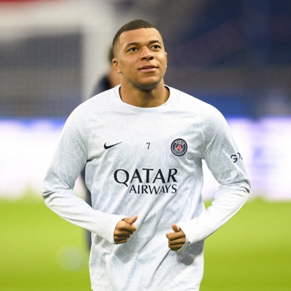 Kylian Mbappé (PSG) - Match de championnat de Ligue 1 Uber Eats opposant le Paris Saint-Germain (PSG) au RC Lens (3-1) au Parc des Princes à Paris le 15 avril 2023. 