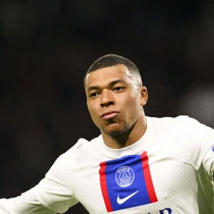 Joie des joueurs du PSG apres le second but de Kylian Mbappe (PSG) - Match de football Ligue 1 Uber Eats Angers Vs PSG (Paris Saint-Germain) 0-2 à Angers le 21 avril 2023. © JB Autissier / Panoramic / Bestimage 