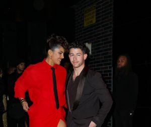 Priyanka Chopra et son mari Nick Jonas - Les célébrités à l'after-party du "MET Gala 2023" au club Zero Bond à New York, le 1er mai 2023.