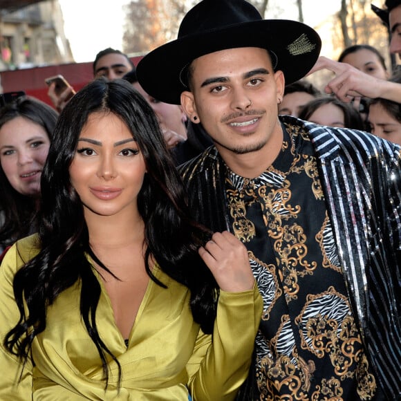 Maeva Ghennam et Greg Yega à l'avant-première de la nouvelle saison de l'émission de télé-réalité "Les Marseillais Asian Tour" au cinéma Gaumont Champs-Elysées à Paris, France, le 13 février 2019. © Veeren/Bestimage