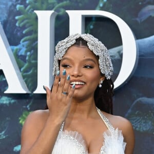 Halle Bailey à la première du film "La Petite Sirène (The Little Mermaid)" à Londres, le 15 mai 2023. 