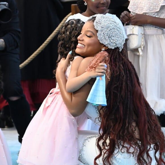 Halle Bailey à la première du film "La Petite Sirène (The Little Mermaid)" à Londres, le 15 mai 2023. 