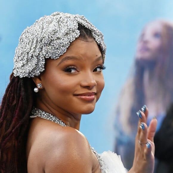 Halle Bailey à la première du film "La Petite Sirène (The Little Mermaid)" à Londres, le 15 mai 2023. 