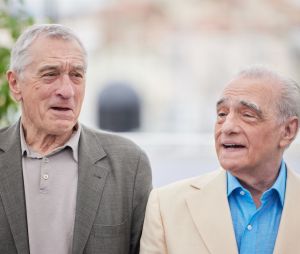 Robert De Niro et Martin Scorsese au photocall du film "Killers Of The Flower Moon" lors du 76ème Festival International du Film de Cannes, au Palais des Festivals à Cannes, France, le 21 mai 2023. © Jacovides-Moreau/Bestimage 