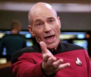 Le capitaine Picard dans Star Trek