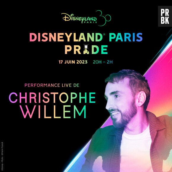 Ne loupez pas Christophe Willem à la Disneyland Paris Pride 2023


