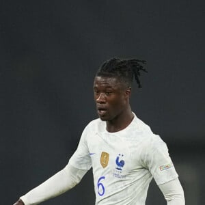 Eduardo Camavinga (France) - L'équipe de France de football s'incline face au Danemark (2 - 0) à l'issue du match de la Ligue des Nations, le 25 septembre 2022 à Copenhague. 