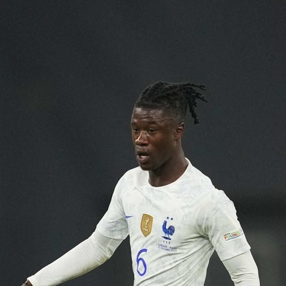 Eduardo Camavinga (France) - L'équipe de France de football s'incline face au Danemark (2 - 0) à l'issue du match de la Ligue des Nations, le 25 septembre 2022 à Copenhague. 