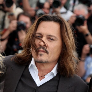 Johnny Depp au photocall de "Jeanne du Barry" lors du 76ème Festival International du Film de Cannes, le 17 mai 2023. © Dominique Jacovides/Cyril Moreau/Bestimage 