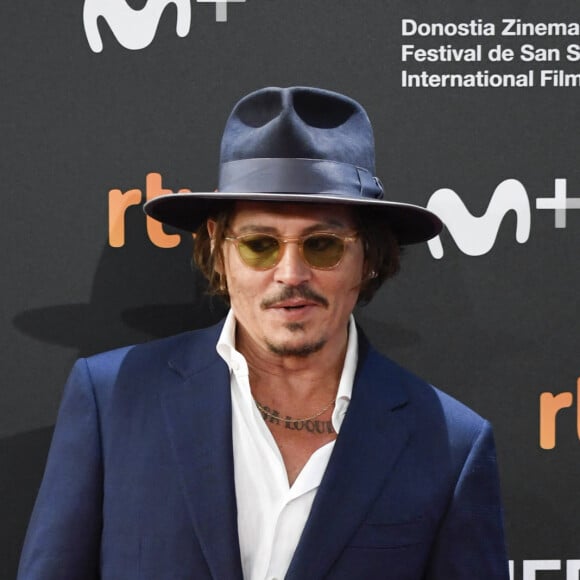 Johnny Depp à la première du documentaire "Crock of Gold: A Few Rounds with Shane MacGowan" au festival international du film de Saint-Sébastien (Donostia) le 20 septembre 2020. 