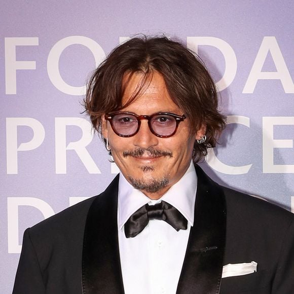 Johnny Depp lors du photocall du gala "Monte-Carlo Gala for Planetary Health" organisé par la Fondation Prince Albert II de Monaco le 24 septembre 2020. © Jean-Charles Vinaj / Pool Monaco / Bestimage 