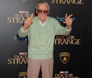 Stan Lee lors de la première de ''Doctor Strange'' à Hollywood, le 20 octobre 2016. 