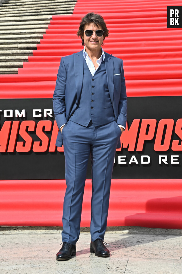 Tom Cruise au photocall du film "Mission Impossible : Dead Reckoning - Partie 1" à Rome, le 19 juin 2023. 