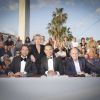 Exclusif - Bertrand Chameroy, Mohamed Bouhafsi, Pierre Lescure, Anne-Elisabeth Lemoine - Emission "C à vous" lors du 76ème Festival International du Film de Cannes le 26 mai 2023. © Jack Tribeca/Bestimage


