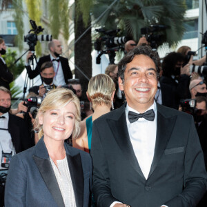 Anne-Élisabeth Lemoine et Patrick Cohen - Montée des marches du film « Annette » lors de la cérémonie d'ouverture du 74ème Festival International du Film de Cannes. Le 6 juillet 2021 © Borde-Jacovides-Moreau / Bestimage


