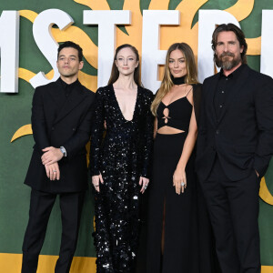Christian Bale, Margot Robbie, Andrea Riseborough et Rami Malek - Première du film "Amsterdam" à Leicester Square à Londres. Le 21 septembre 2022
