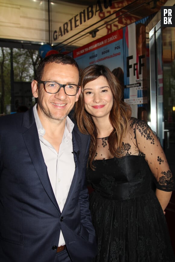Dany Boon et Alice Pol assistent à la première du film "Supercondriaque" à Vienne, le 1er avril 2014.