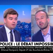 &quot;Je dis ce que je veux !&quot;: très violent accrochage entre Manuel Bompard et Gauthier Le Bret autour de la police sur CNews