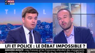 "Je dis ce que je veux !": très violent accrochage entre Manuel Bompard et Gauthier Le Bret autour de la police sur CNews