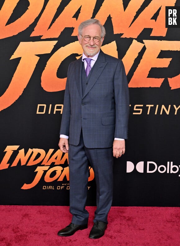 Steven Spielberg. - Première du film "Indiana Jones et le cadran de la destinée" à Los Angeles, le 14 juin 2023.