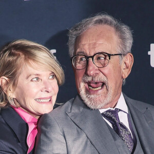 Kate Capshaw, Steven Spielberg au photocall du film "Sidney" lors de la 47ème édition du Festival International du Film de Toronto (TIFF), le 10 septembre 2022.
