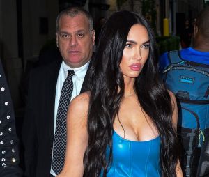 Megan Fox et son compagnon Machine Gun Kelly sont de sortie à New York, le 14 septembre 2021. 