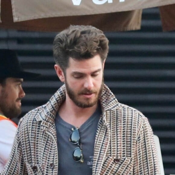Malibu, CA - EXCLUSIVE - 'The Amazing Spider-Man' actor Andrew Garfield appears to be a bit down in the dumps after enjoying a solo dinner at celebrity hotspot Nobu in Malibu. Pictured: Andrew Garfield