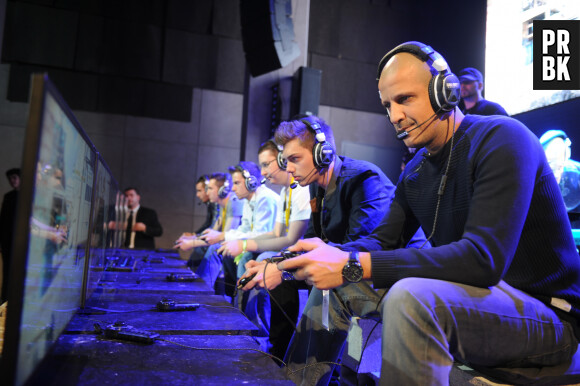 Abdelkrim Brahmi-Benalla a.k.a. Rim'K - Soiree de lancement du jeu "Call of Duty Ghost" au Palais de Tokyo a Paris le 4 novembre 2013.