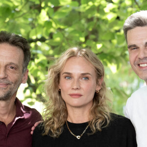 Mathieu Kassovitz, Diane Kruger and Director Yann Gozlan attend the Visions Photocall during the 16th Angouleme French-Speaking Film Festival on August 24, 2023 in Angouleme, France. Photo by David Niviere/ABACAPRESS.COM 