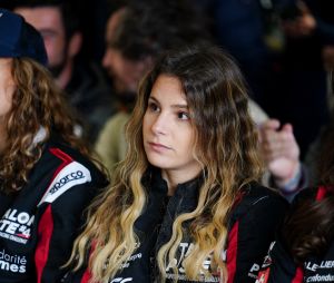 Exclusif - Manon Lanza (pour l'association Mécénat Chirurgie Cardiaque) lors de la 4ème édition du challenge automobile caritatif “Talon Piste” sur le circuit Bugatti au Mans le 19 mars 2023. Après 3 ans de succès, plus de 50 000 euros de dons reversés aux associations... le célèbre challenge automobile caritatif féminin est revenu pour une fantastique 4ème édition au Mans.  © Anne-Sophie Guebey / Bestimage