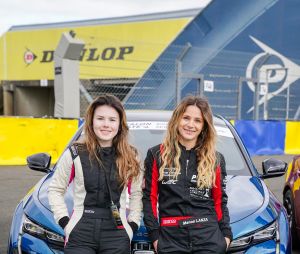 Exclusif - Manon Lanza (pour l'association Mécénat Chirurgie Cardiaque) et sa co-pilote Alexandra Hervé lors de la 4ème édition du challenge automobile caritatif “Talon Piste” sur le circuit Bugatti au Mans le 19 mars 2023. Après 3 ans de succès, plus de 50 000 euros de dons reversés aux associations... le célèbre challenge automobile caritatif féminin est revenu pour une fantastique 4ème édition au Mans. Des personnalités féminines relèvent un défi inédit en pilotant au profit d’associations caritatives accompagnées d’un coach reconnu. 3 000 euros seront directement versés à l’association de chaque ambassadrice, le reste étant cumulé et réparti pour les 3 associations du podium. Par exemple, pour 20 équipages engagés : au moins 10 000 euros pour la première place, 6 000 euros pour la seconde et 4 000 euros pour la troisième. Et 10 euros reversés au profit des associations sur chaque entrées visiteurs. Les gagnantes de l'édition 2023 : Justine Dupont, 1ère place pour l'association Fédération Nationale Solidarité Femmes Caterina Murino 2 ème place en Aston Martin pour Amref Health Africa Clara Marz, 3ème place sur McLaren pour Imagine for Margo. plus de 8000 euros de dons vont être distribués aux associations. © Anne-Sophie Guebey / Bestimage  Exclusive - No web en Suisse / Belgique 4th edition of the charity car challenge "Talon Piste" on the Bugatti circuit in Le Mans on March 19th 2023. After 3 years of success, more than 50 000 euros of donations given to charities... the famous women's charity car challenge is back for a fantastic 4th edition in Le Mans. Female celebrities take up a unique challenge by driving for charities accompanied by a renowned coach. 3,000 euros will be donated directly to the charity of each ambassador, with the rest being accumulated and divided between the three charities on the podium. For example, for 20 teams: at least 10,000 euros for first place, 6,000 euros for second place and 4,000 euros for third place. And 10 euros will be donated to the associations for each visitor entry. 