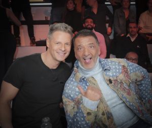 Exclusif - Matthieu Delormeau, Marco Mouly - Sur le plateau de l’émission TPMP (Touche Pas à Mon Poste) présentée en direct par C.Hanouna et diffusée sur C8 - Paris le 03/01/2023 - © Jack Tribeca / Bestimage 