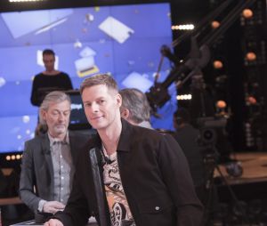 Exclusif - Touche Pas à Mon Poste sur C8 enregistrement le 31/01/2019 - Gilles Verdez (arriere plan), Matthieu Delormeau - Paris le 31 janvier 2019 ©j Jack Tribeca/Bestimage