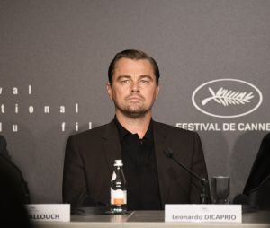 Leonardo Dicaprio à la conférence de presse du film Killers Of The Flower Moon" lors du 76ème Festival International du Film de Cannes le 21 mai 2023. © Pool / Bestimage