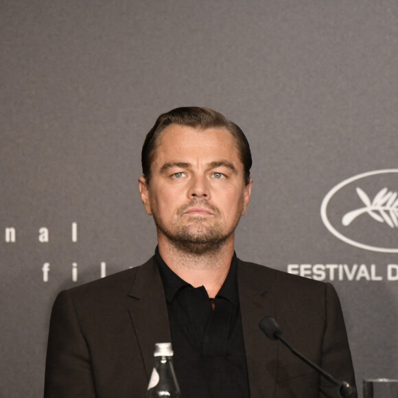 Leonardo Dicaprio à la conférence de presse du film Killers Of The Flower Moon" lors du 76ème Festival International du Film de Cannes le 21 mai 2023. © Pool / Bestimage