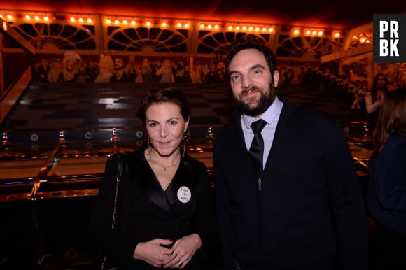 Anne-Elisabeth Blateau, David Mora - Dîner de Gala du Festival Series Mania au Musée des Arts Forains à Paris le 2 décembre 2019. © Pierre Perusseau - Rachid Bellak / Bestimage 