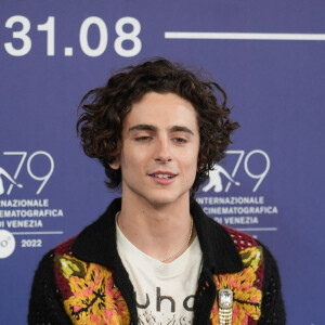 Timothee Chalamet au photocall du film "Bones And All" lors de la 79ème édition du festival international du film de Venise (La Mostra), Italie, le 2 septembre 2022. © MPP/Bestimage  attending the photocall for "Bones And All" at the 79th Venice International Film Festival on September 02, 2022 in Venice, Italy. 