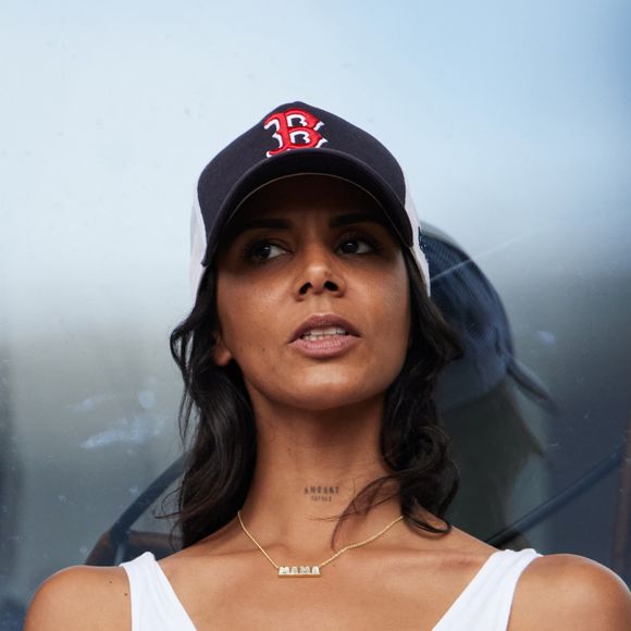 Shy'm - Célébrités en tribunes des Internationaux de France de tennis de Roland Garros 2023 à Paris le 11 juin 2023. © Jacovides-Moreau/Bestimage 