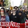 Joaquin Phoenix - Les stars s'investissent dans la manifestation en faveur du climat "Fire Drill Fridays" à Los Angeles le 7 février 2020. © Future-Image via ZUMA Press / Bestimage