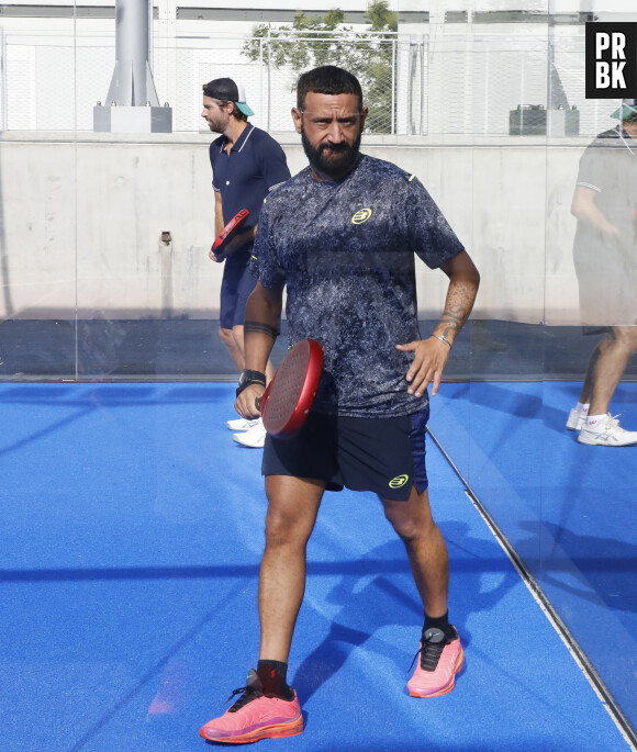 Exclusif - Cyril Hanouna - Tournoi des personnalités lors du Greenweez Paris Major Premier Padel 2023 à Roland Garros à Paris le 10 septembre 2023. © Marc Ausset-Lacroix/Bestimage