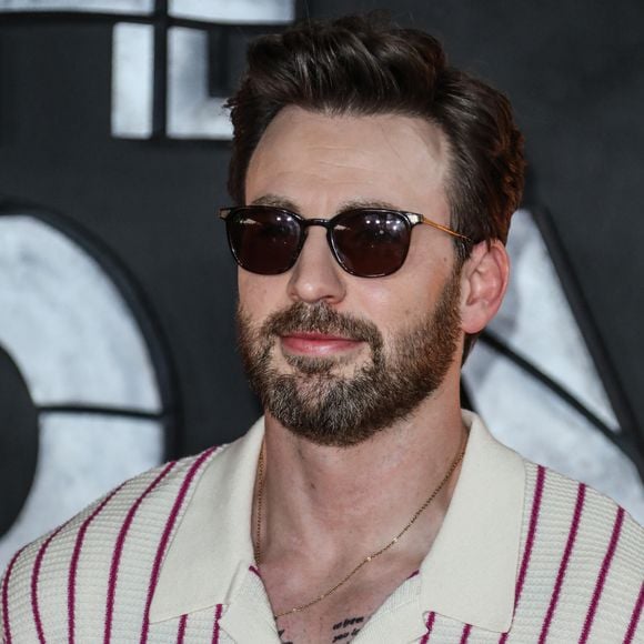 Chris Evans à la première du film "The Gray Man" à Londres, le 19 juillet 2022.