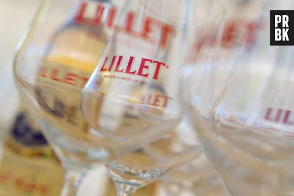 Lillet, aperitif de la marque Pernod Ricard en degustation sur un stand dans un salon - Photo by Macareux/ANDBZ/ABACAPRESS.COM