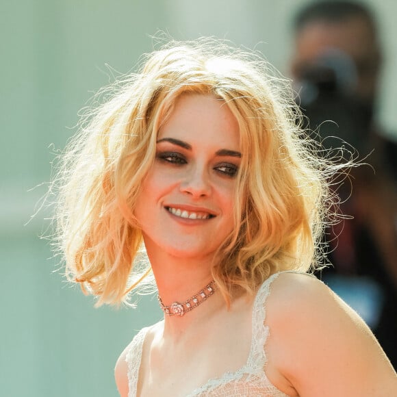Kristen Stewart à la première du film "Spencer" lors du festival international du film de Venise (La Mostra), à Venise, Italie, le 3 septembre 2021. 