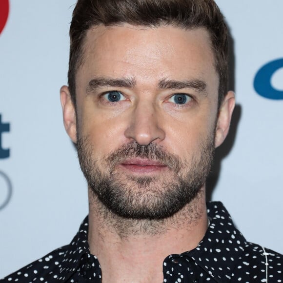 Elle y faisait de nombreuses révélations sur les agissements du chanteur.
Justin Timberlake au photocall de la soirée "iHeart Radio Music Festival" à la T-Mobile Arena à Las Vegas, le 22 septembre 2018.