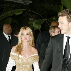 Britney Spears et Justin Timberlake - Pré Grammy Party à l'hôtel Beverly Hills