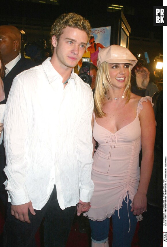 Justin Timberlake et Britney Spears à la 1ère du film Crossroads à Los Angeles