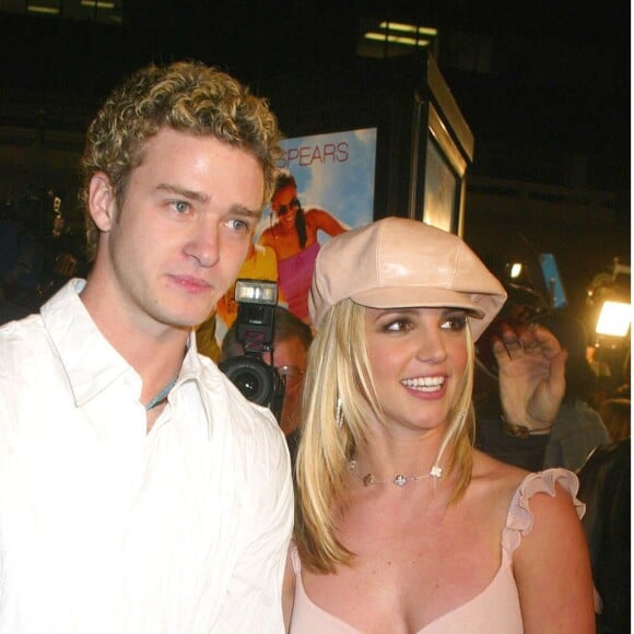 Justin Timberlake et Britney Spears à la 1ère du film Crossroads à Los Angeles