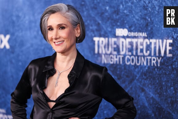 Los Angeles, CA - Celebrities attend the Los Angeles premiere of Warner Bros.' "True Detective: Night Country" at Paramount Theatre in Los Angeles, California. Pictured: Issa Lopez 