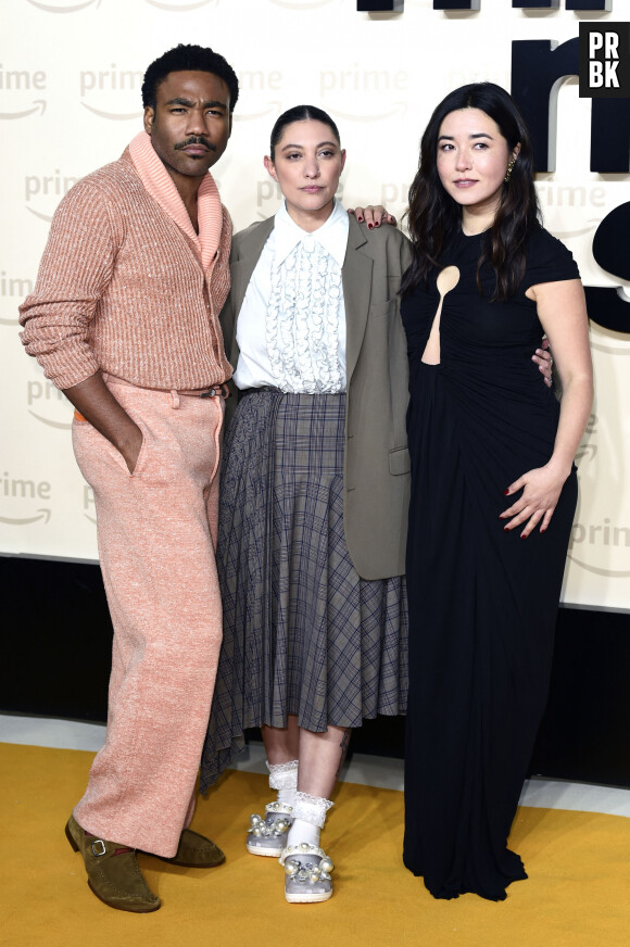 Donald Glover, Francesca Sloane et Maya Erskine - Première de la série Amazon Prime "Mr. and Mrs. Smith" au Luzon Mayfair Cinema à Londres. Le 17 janvier 2024  